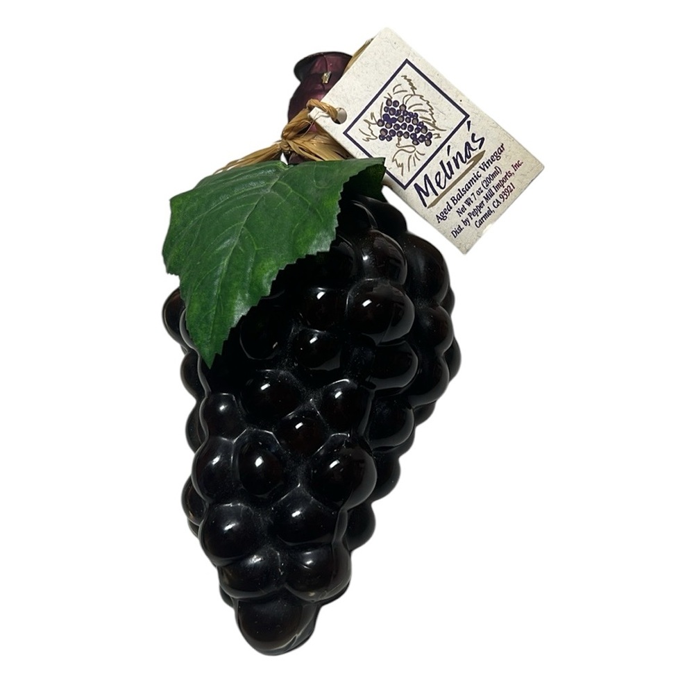 Melina’s Glass Grape Cluster jar bottle kitchen decor